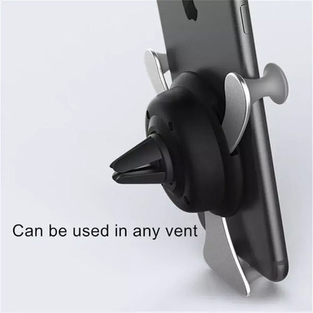 Suporte de telefone para carro por gravidade, clipe de ventilação de ar, suporte para smartphone, gps, para iphone, huawei, samsung, xiaomi, suporte universal para carro