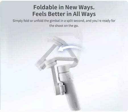 Do brasil sem taxa ZHIYUN-Suave Q4 Smartphone Gimbal, Estabilizador Portátil de 3 Eixos, Gimbals de Telefone para iPhone 15 Pro Max, Huawei, Samsung, Xiaomi, Oficial