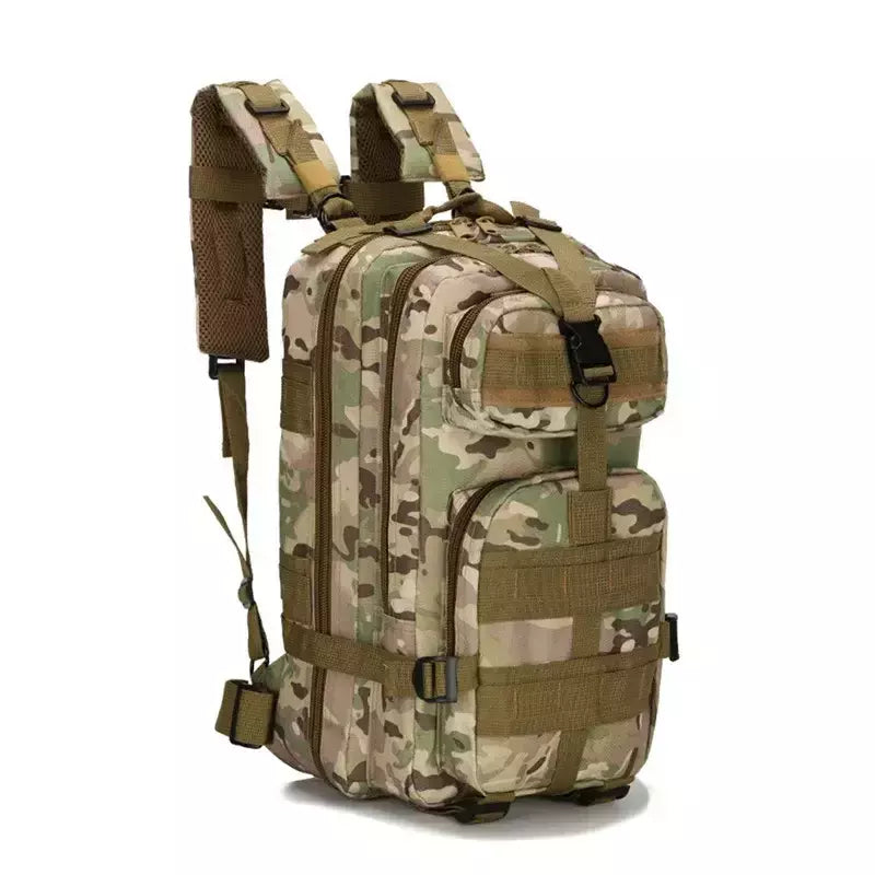 Classic Tactical Camouflage Nylon Backpack, Travel Sports Bag, Escalada ao ar livre, caça, pesca, caminhadas, 3P Pack