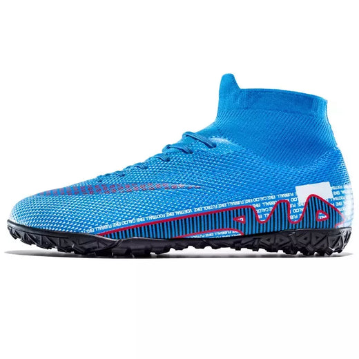 Chaveiros antiderrapantes masculinos de tornozelo, sapatos clássicos de futebol, tênis profissional, treinamento de grama, campo, FG, TF