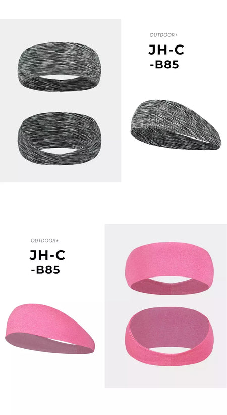 Elastic Absorbent Sports Headband para homens e mulheres, bandagem de cabelo, suor, corrida, fitness, ciclismo, corrida, tênis, ioga, academia