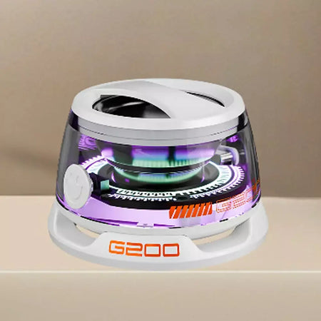 1 pçs portátil bluetooth alto-falante g200 rgb iluminação alto-falante magnético bt5.3 mini caixa de som 7 horas reprodução suporte do telefone