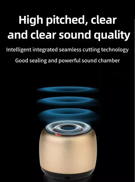Bluetooth m1 alto-falante portátil música estéreo surround mini usb ao ar livre subwoofer alto-falante reprodutor de áudio alto-falante microfone