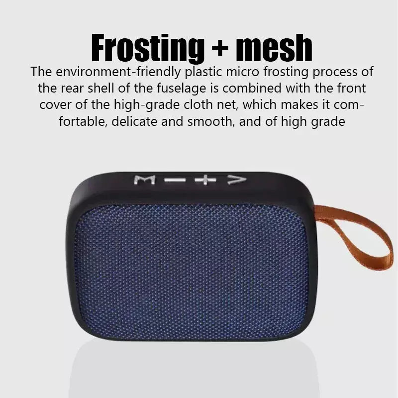 Mini tecido bluetooth alto-falante ao ar livre sem fio à prova dwireless água ao ar livre alta fidelidade 3d estéreo mp3 player suporte rádio fm cartão sd tf