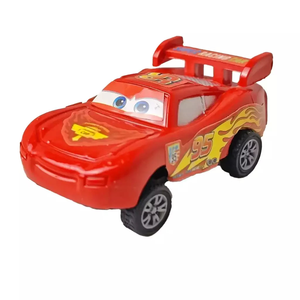 Mini 12 pçs disney pixar carros 3 pistão copo rebote carro coleção relâmpago mcqueen jackson tempestade pvc modelo de carro brinquedo para crianças