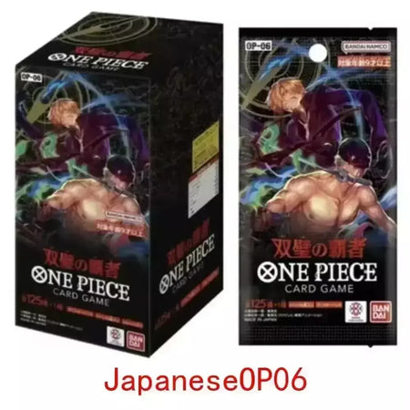 Uma peça tcg caixa de reforço de cartão de jogo japonês selado autêntico japonês OP01-OP13 série completa caixa de reforço cartões de coleção de jogo