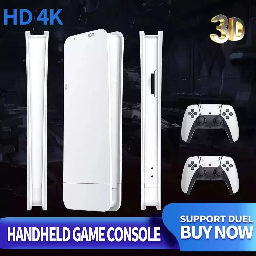 M15 jogo vara mini tv console de jogo portátil sem fio gamepads vídeo game 64g 20000 + jogo retro saída hd dois jogadores para ps1 etc