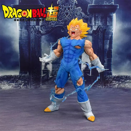 Anime dragon ball z majin vegeta figura brinquedos manga goku preto zamasu super saiyan estatuetas de ação pvc coleção modelo bonecas