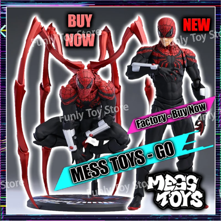 Em estoque brinquedos bagunça superior homem aranha médico polvo peter parker messtoys homem aranha vizinho anime figura de ação presentes brinquedos