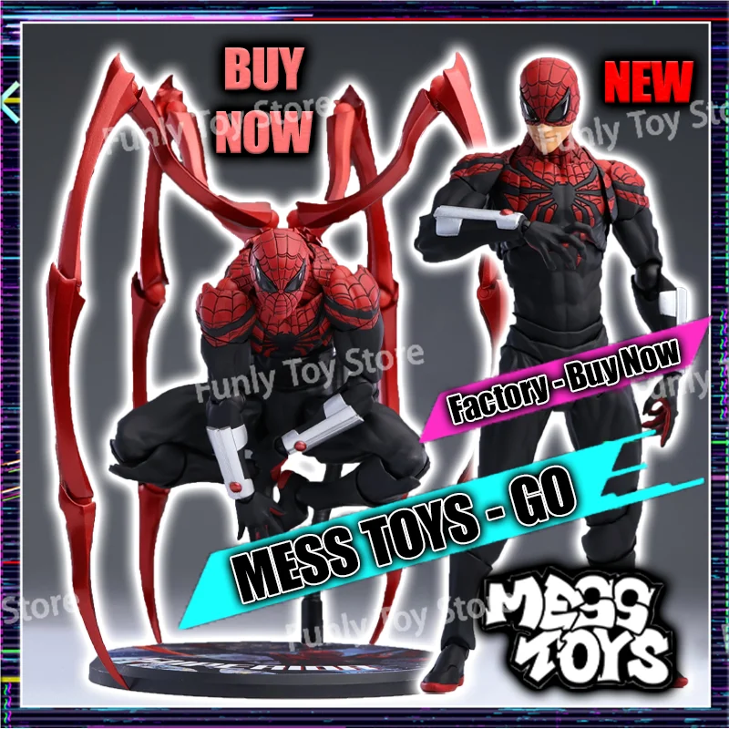 Em estoque brinquedos bagunça superior homem aranha médico polvo peter parker messtoys homem aranha vizinho anime figura de ação presentes brinquedos