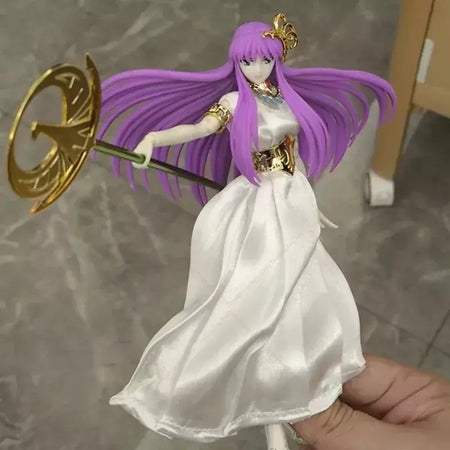 Bom tony/gt saint seiya mito pano athena saori kido casual ex define vestido cavaleiros do zodíaco figura de ação 24 horas de envio