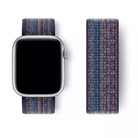 Pulseira Esportiva de Nylon para Apple Watch, Pulseira Nike, Pulseira Loop, iWatch 9, 8, 7, 6, 5, se2, Ultra 2, 45mm, 44mm, 41mm, 42 milímetros, 38 milímetros, 49 milímetros