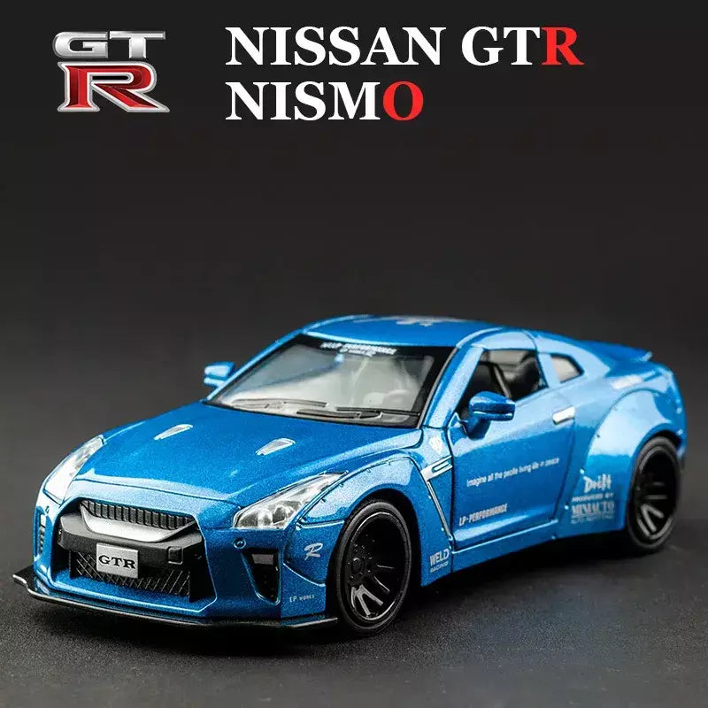 1:32 nissan gtr GT-R r35 r34 supercar liga modelo de carro diecasts & veículos de brinquedo carros de brinquedo brinquedos do miúdo para crianças presentes menino brinquedo
