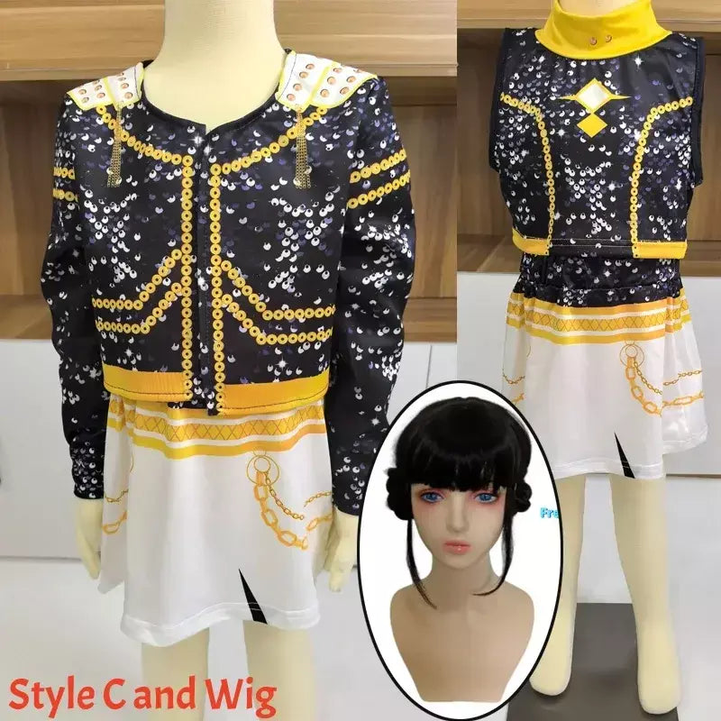 Kpop anime cosplay traje para meninas 3d impresso roupas filme moda cosplay traje halloween carnaval escola desempenho cos