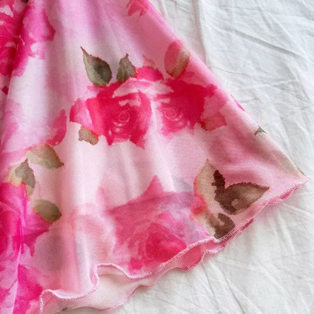 Vestidos de verão casual estampa floral sem mangas pescoço quadrado dobras mini vestidos cami diários para mulheres