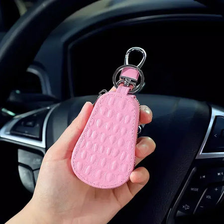 Caso chave do carro dos desenhos animados mickey minnie pato donald decoração anime figura auto chave proteção caso interior ornamento acessórios