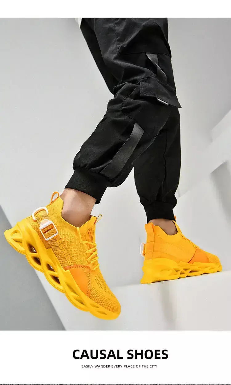 Venda quente moda roxo tênis casuais das mulheres dos homens lâmina tênis de corrida tamanho grande 48 luz respirável sapatos esportivos masculino malha tênis