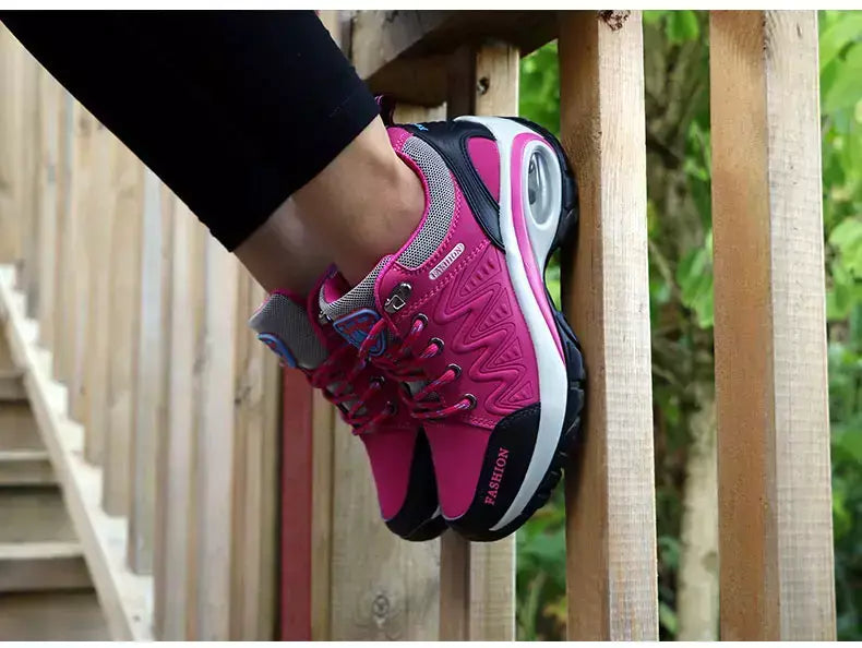 Mulheres sapatos esportivos plataforma tênis moda caminhadas ao ar livre antiderrapante sapatos casuais baixo superior tênis de corrida calçados femininos