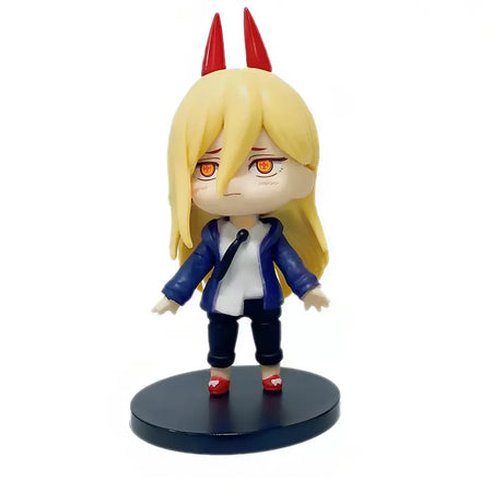 Nova motosserra homem kuromi power estatuetas de ação anime figura motosserra homem estatueta de energia para crianças brinquedos presentes de natal