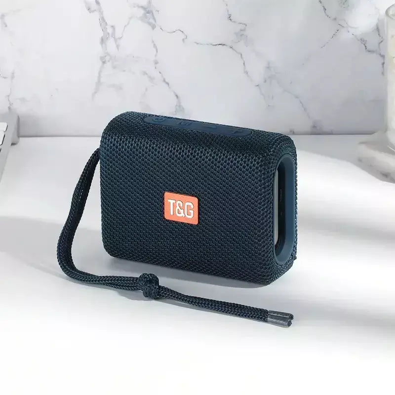 Alto-falante bluetooth tg313 mini amplificador portátil ao ar livre à prova dwaterproof água baixo alta fidelidade caixa de alto-falante luz led suporte cartão tf rádio fm