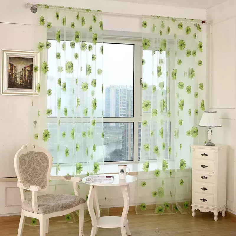 Tule Floral em Cortinas Puras, Tratamento Janela, Painel Persianas, Sala de estar, Quarto, Cozinha, Sombra, Roxo, Peônia