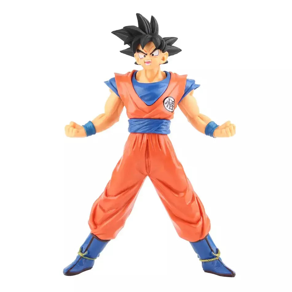 Anime dragon ball z super saiyan son goku vegeta anime figura de ação modelo presentes estatuetas colecionáveis para crianças 18cm