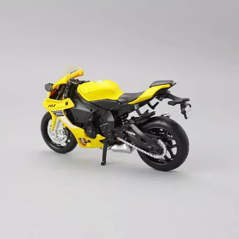 Motocicleta liga e plástico modelo brinquedo, Caipo GSX-R1000 YZF-R1 Vespa 200, 1:18