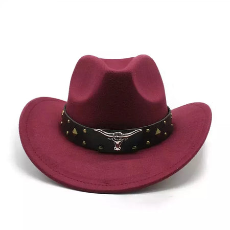 Mulheres e Homens Lã Ocidental Chapéu de Cowboy, Cavalheiro Senhora Jazz Cloche Sombrero Bonés, Tamanho Grande, Inverno, Outono, Novo, 2