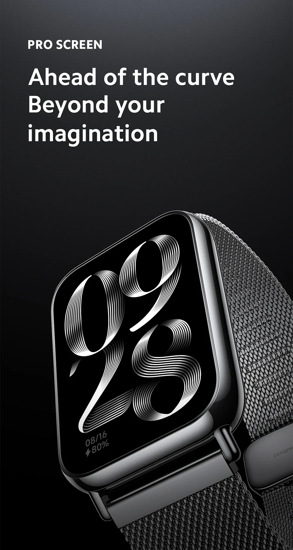 Versão global xiaomi mi band 8 pro pulseira inteligente 5atm à prova dwaterproof água 150 modos esportivos 1.74 "tela amoled gps oxigênio no sangue