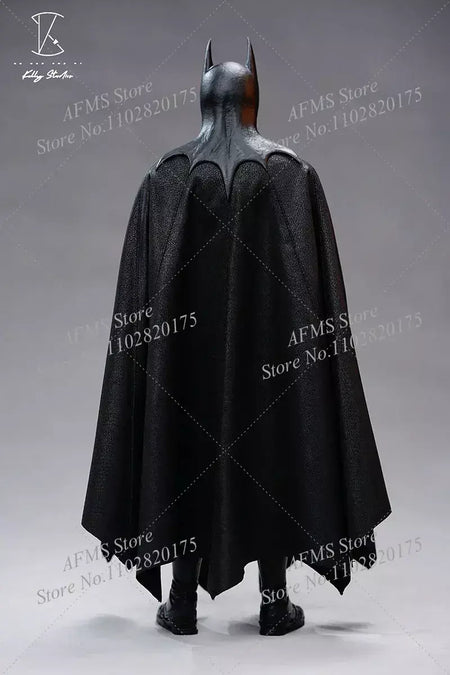 Kelly Studio 1/6 Homens Soldado Manto Versão Clássica Keaton Batman Capa Preta Fit 12 Polegada Hottoys Action Figure Modelo Brinquedos