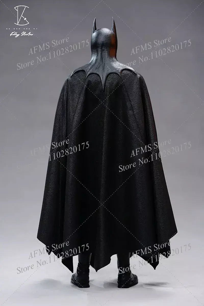 Kelly Studio 1/6 Homens Soldado Manto Versão Clássica Keaton Batman Capa Preta Fit 12 Polegada Hottoys Action Figure Modelo Brinquedos