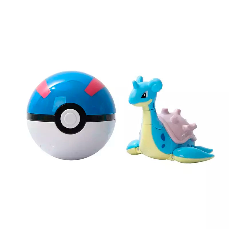Sobre pokemon anime figura charizard pikachu gyados bolso monstro figura pokeball ação deformação brinquedo modelo crianças presente