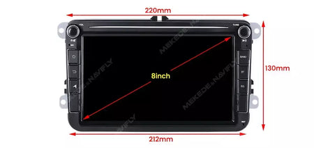 Android 13 sem fio carplay auto carro multimídia player tela ips gps wifi 7/8/9 ''rádio do carro para vw passat golf polo jetta skoda