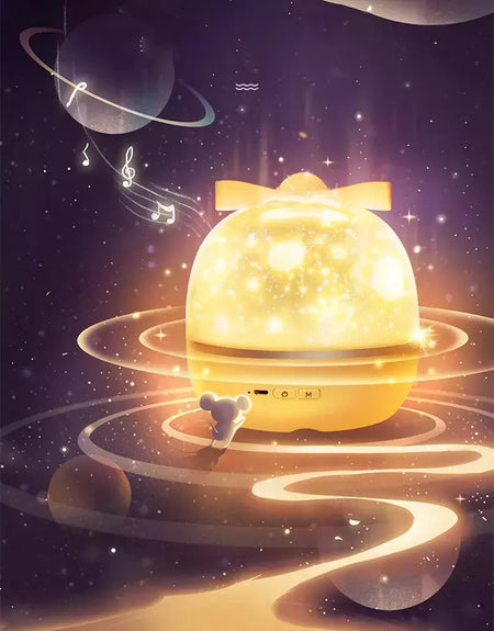Luz noturna estrelada do projetor, céu giratório, lâmpada da lua, lâmpada da galáxia, decoração do quarto do repouso, luzes do Natal para miúdos, presente
