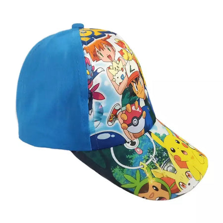 Anime figura pokemon boné de beisebol pikachu chapéu ajustável pokemon cosplay hip hop dos desenhos animados chapéus adultos menino menina crianças presentes aniversário