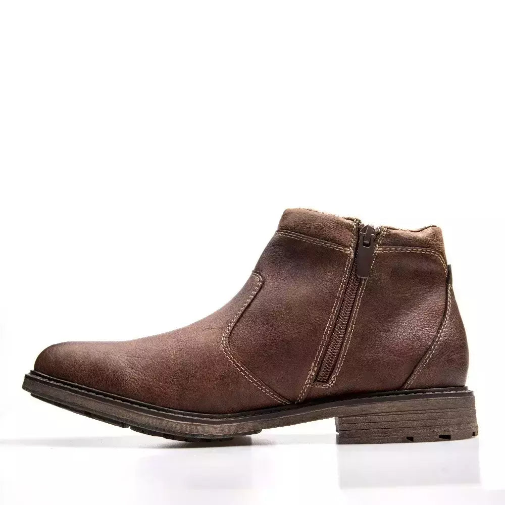 Bota de couro masculina, bota curta chelsea, calçado estilo vintage, marca, outono, inverno, 2022, tamanho 39-48