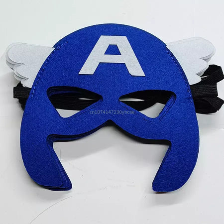 10 pçs/set disney mavel homem-aranha super herói máscaras de halloween congelado cosplay máscara presentes de natal festa de aniversário traje para criança