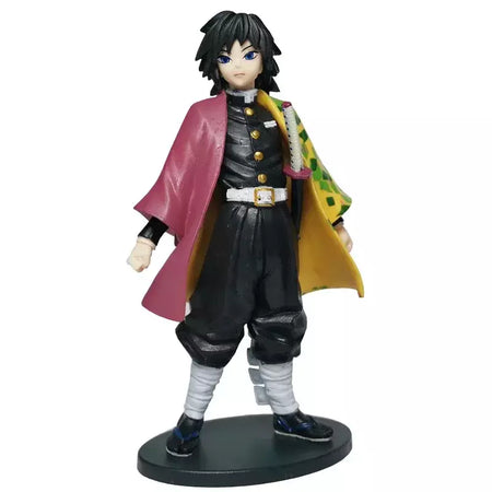 Anime figura demônio slayer figuras kimetsu não yaiba boneca tanjiro nezuko zenitsu estatueta inosuke guerreiro figura de ação modelo brinquedos