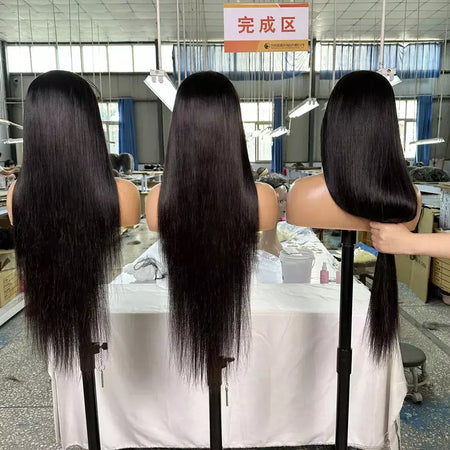 250 densidade osso em linha reta 13x6 hd peruca frontal do laço 30 Polegada alça invisível 360 peruca dianteira do laço completo sem cola 100% peruca de cabelo humano