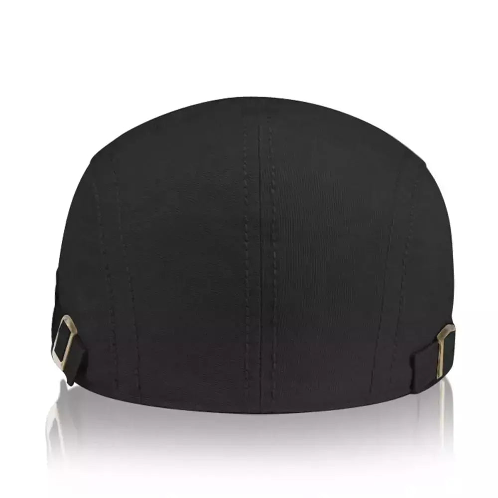 Chapéu de boina de algodão masculino, boina casual respirável de jornaleiro, boina de taxista, primavera, verão, outono