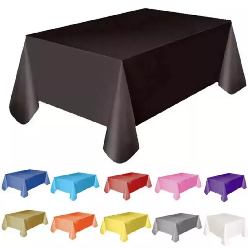 Toalha De Mesa Retangular Descartável, Sobreposições, Toalha De Mesa, Decoração De Casa, Cobertura De Mesa De Jantar, Casamento, Natal, Chuveiro De Bebê, Aniversário, Banquete