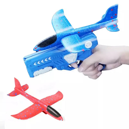 Lançador de avião Brinquedos para crianças, avião ao ar livre, avião voador antiderrapante, catapulta de espuma EPP, presentes de aniversário para meninos e meninas