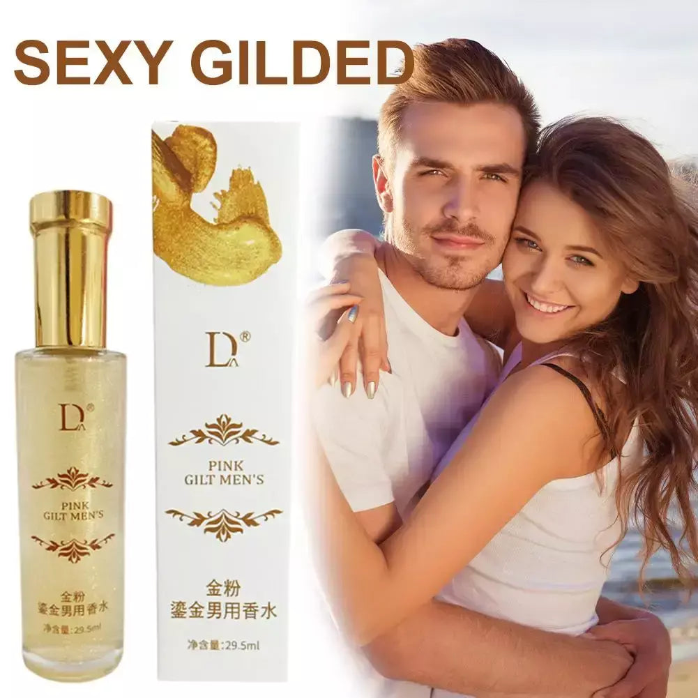 Perfume dourado erótico, fragrância de longa duração, charmoso perfume sey adulto, casal diário, namoro, produto spray corporal para mulheres e homens