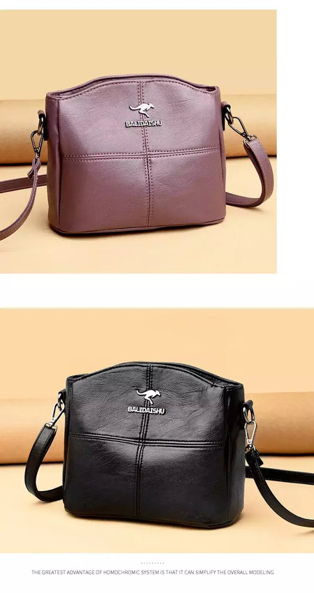 Sacola de couro bordado para mulheres, bolsas femininas, bolsa de ombro, pequenos sacos crossbody, alta qualidade, 2022