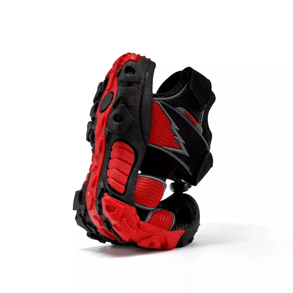 Sandálias esportivas para meninos e meninas, sandálias de verão para crianças, bico fechado, sapatos atléticos de água, sandálias para piscina e praia