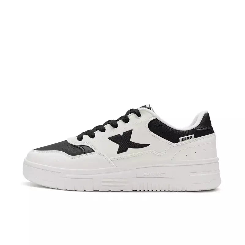 Xtep sapatos de skate antiderrapante resistente ao desgaste casual branco casal tênis de skate masculino feminino sapatos de marca de luxo 881219319851