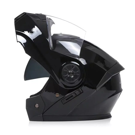 DOT Aprovado Capacete de corrida de motocicleta, lente dupla legal, cara cheia, piloto quente, modular, inverno