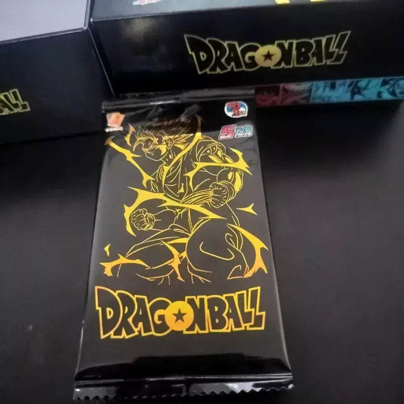 Cartão de edição comemorativa de Dragon Ball esconde ouro preto SSP anime genuíno em torno de cartão de brinquedo do Rei Macaco cartão de coleção de anime