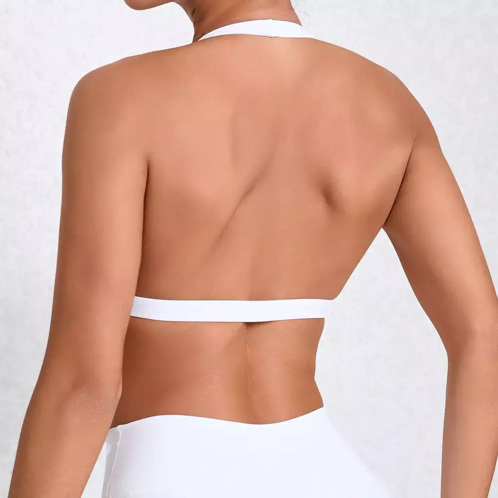 Esportes Push Up Bra para Mulheres, Top Esportivo, Roupas Fitness, Roupas de Yoga, Branco, Preto, Azul, Café, XS, 2022