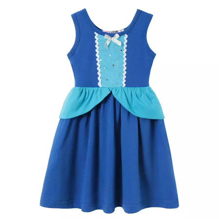 Crianças cosplay traje menina verão pageant lantejoulas fantasia crianças cinderela carnaval roupas princesa vestido de aniversário 3-10 ano
